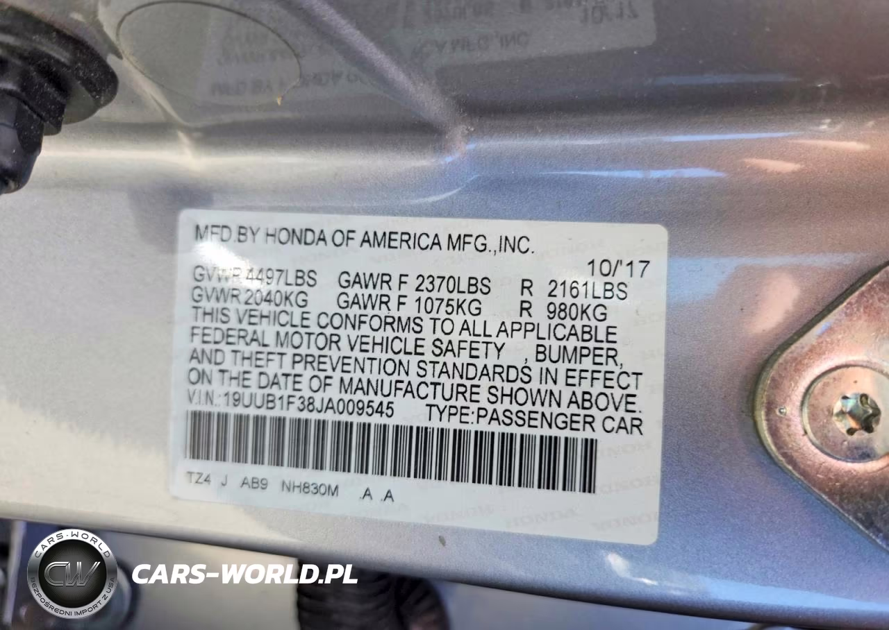 2018 Acura Tlx VIN:19UUB1F38JA009545 - 12
