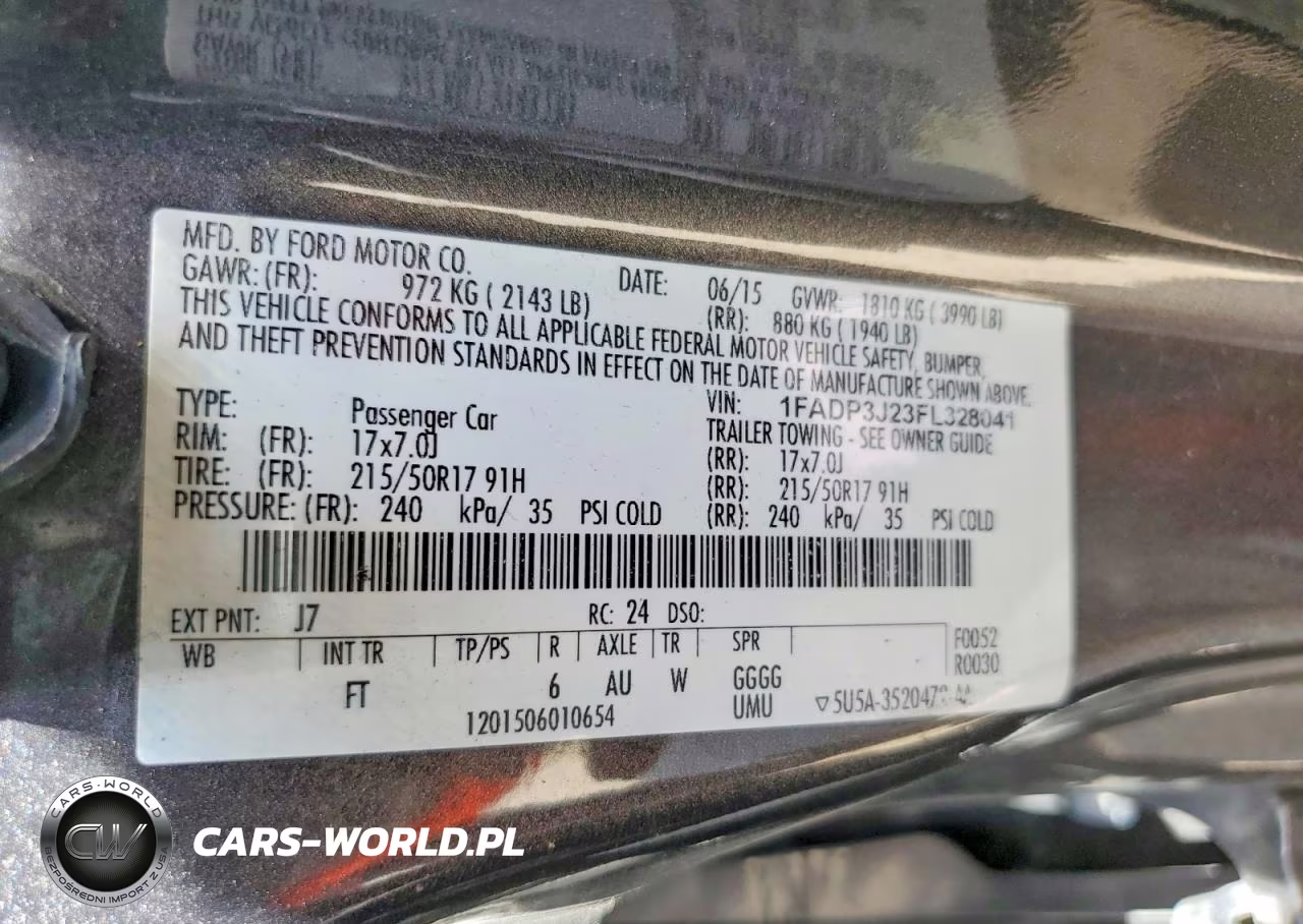 2015 Ford Focus Titanium VIN:1FADP3J23FL328041 - 12