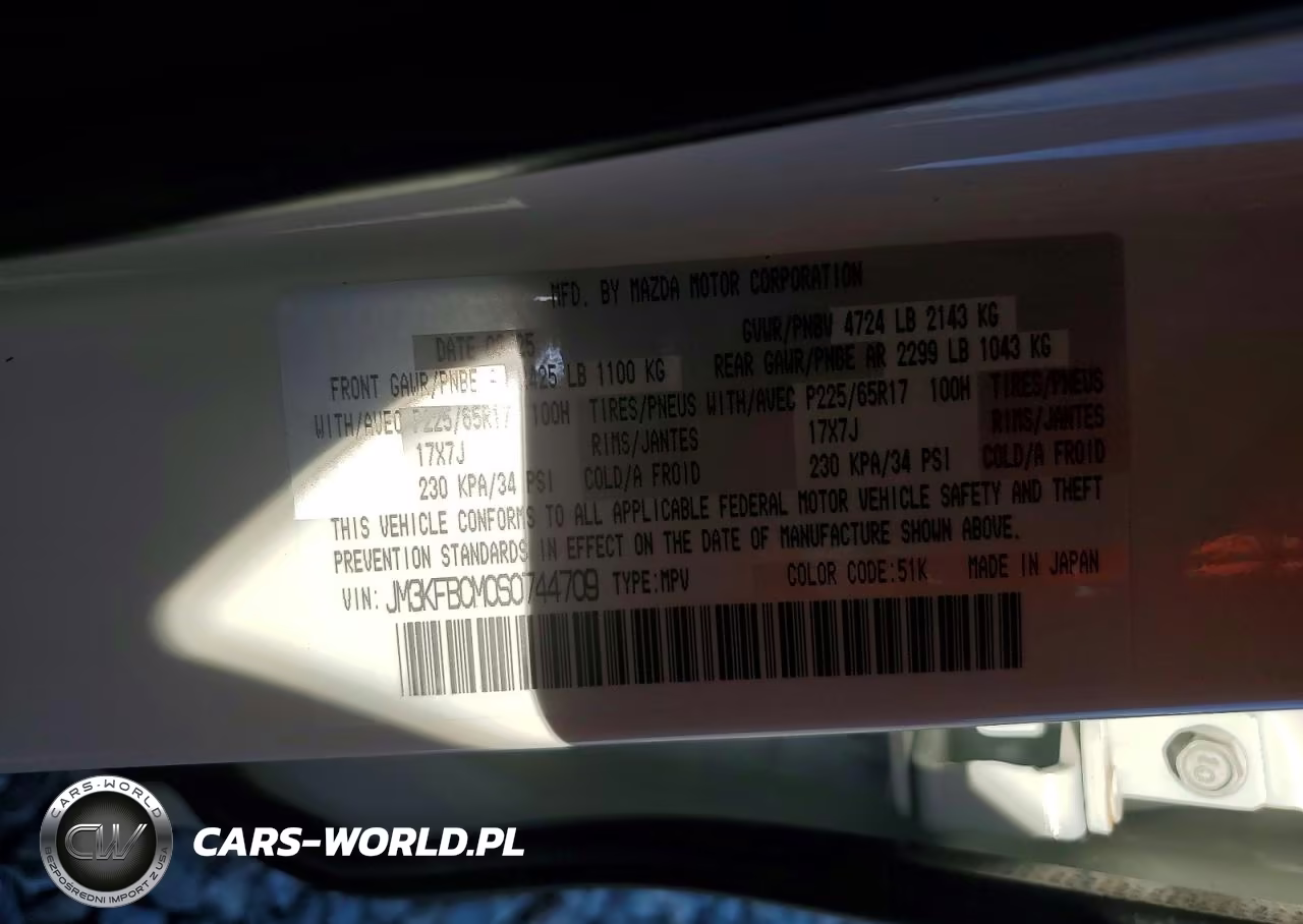 2025 Mazda Cx-5 Preferred VIN:JM3KFBCM0S0744709 - 12