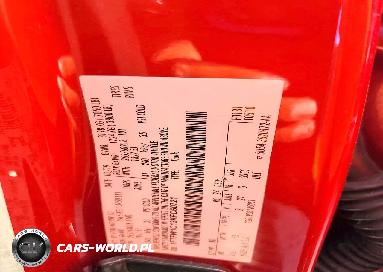 2019 Ford F150 Supercrew VIN:1FTFW1C13KFC60721 - 12