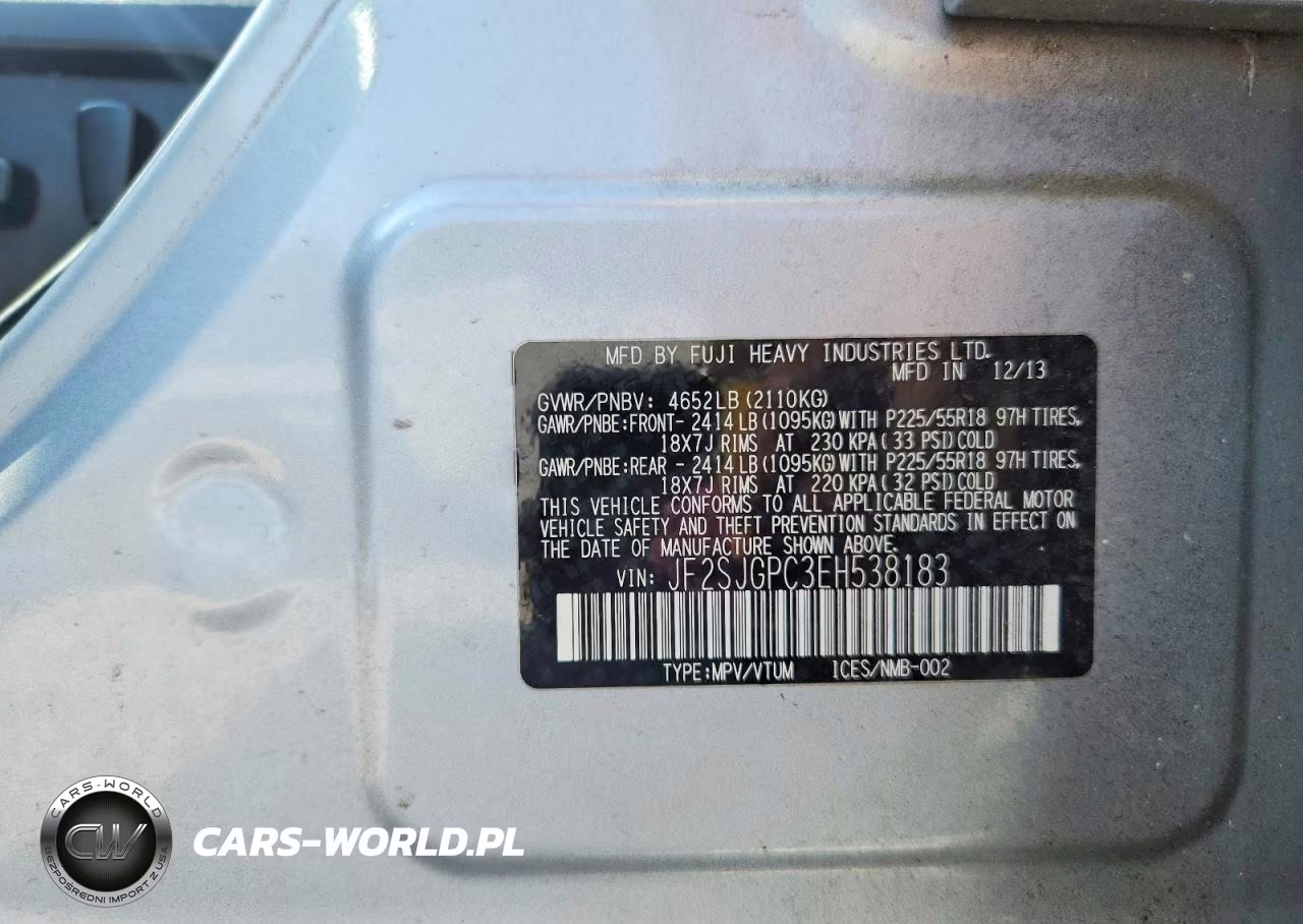 2014 Subaru Forester 2.0Xt Touring VIN:JF2SJGPC3EH538183 - 13