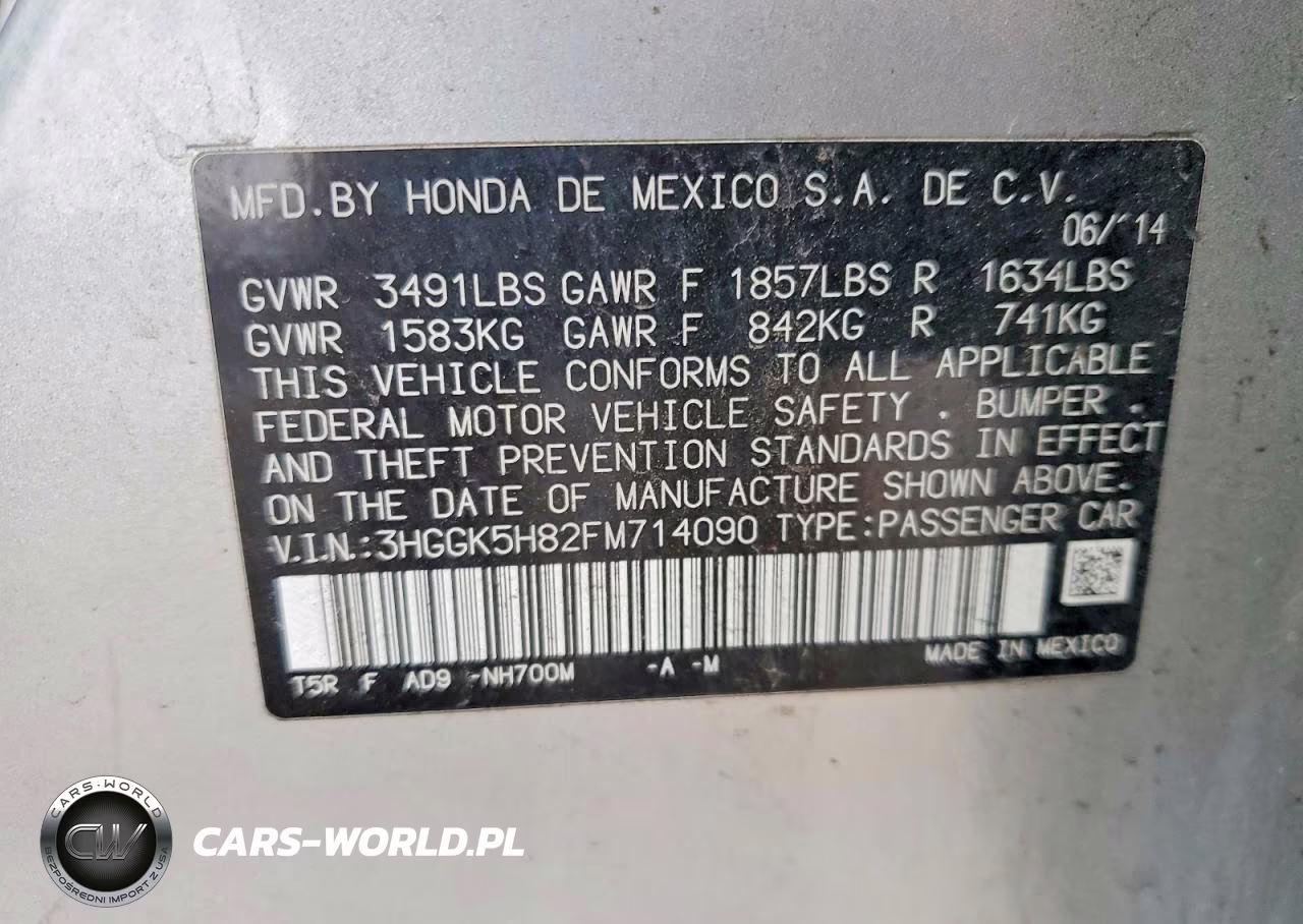 2015 Honda Fit Ex VIN:3HGGK5H82FM714090 - 13