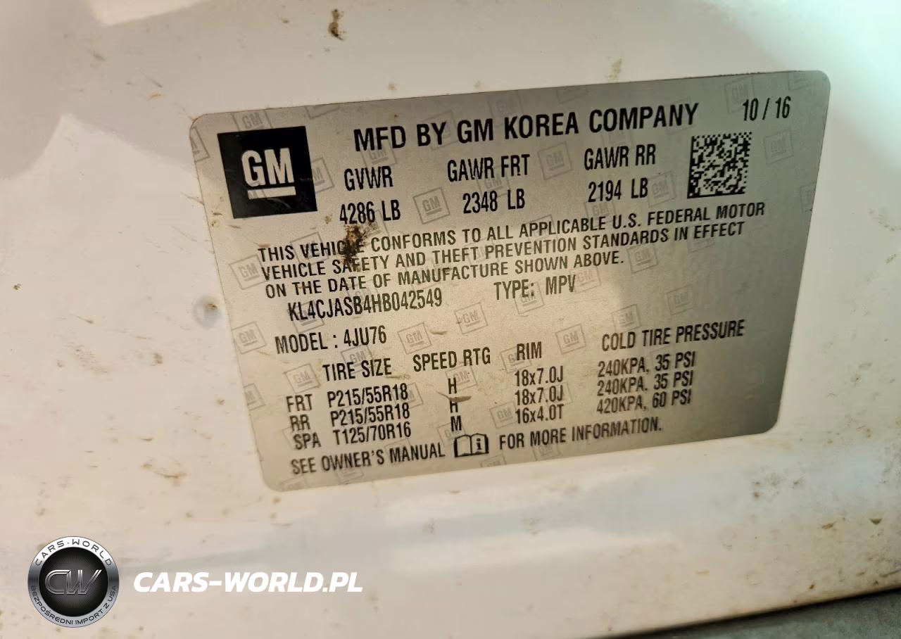 2017 Buick Encore Preferred VIN:KL4CJASB4HB042549 - 13