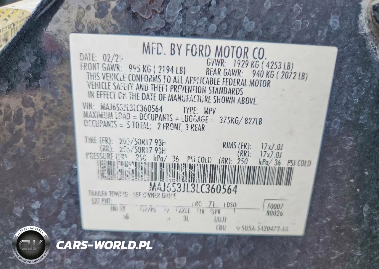 2020 Ford Ecosport Ses VIN:MAJ6S3JL3LC360564 - 12