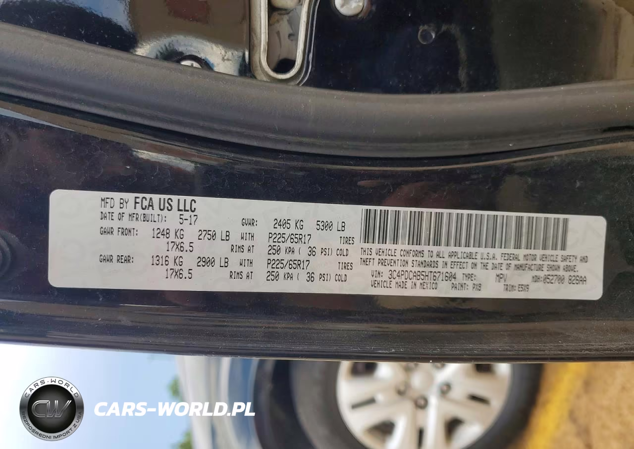 2017 Dodge Journey Se VIN:3C4PDCAB5HT671604 - 14