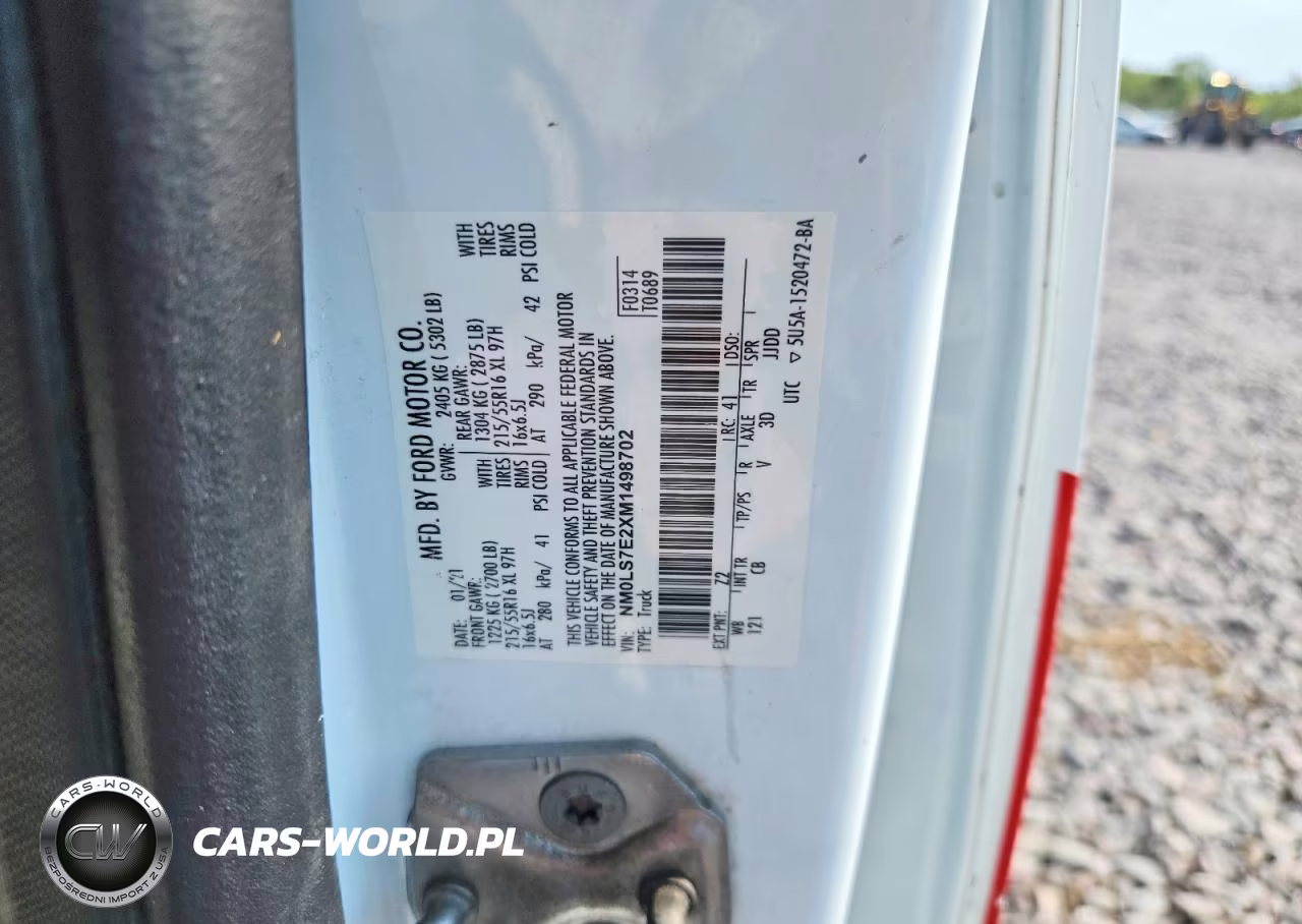 2021 Ford Transit Connect Xl Delivery Van VIN:NM0LS7E2XM1498702 - 12
