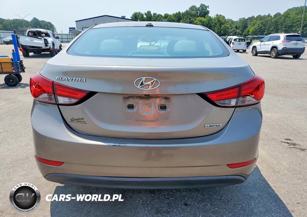 2015 Hyundai Elantra Limited VIN:5NPDH4AEXFH562561 - 6