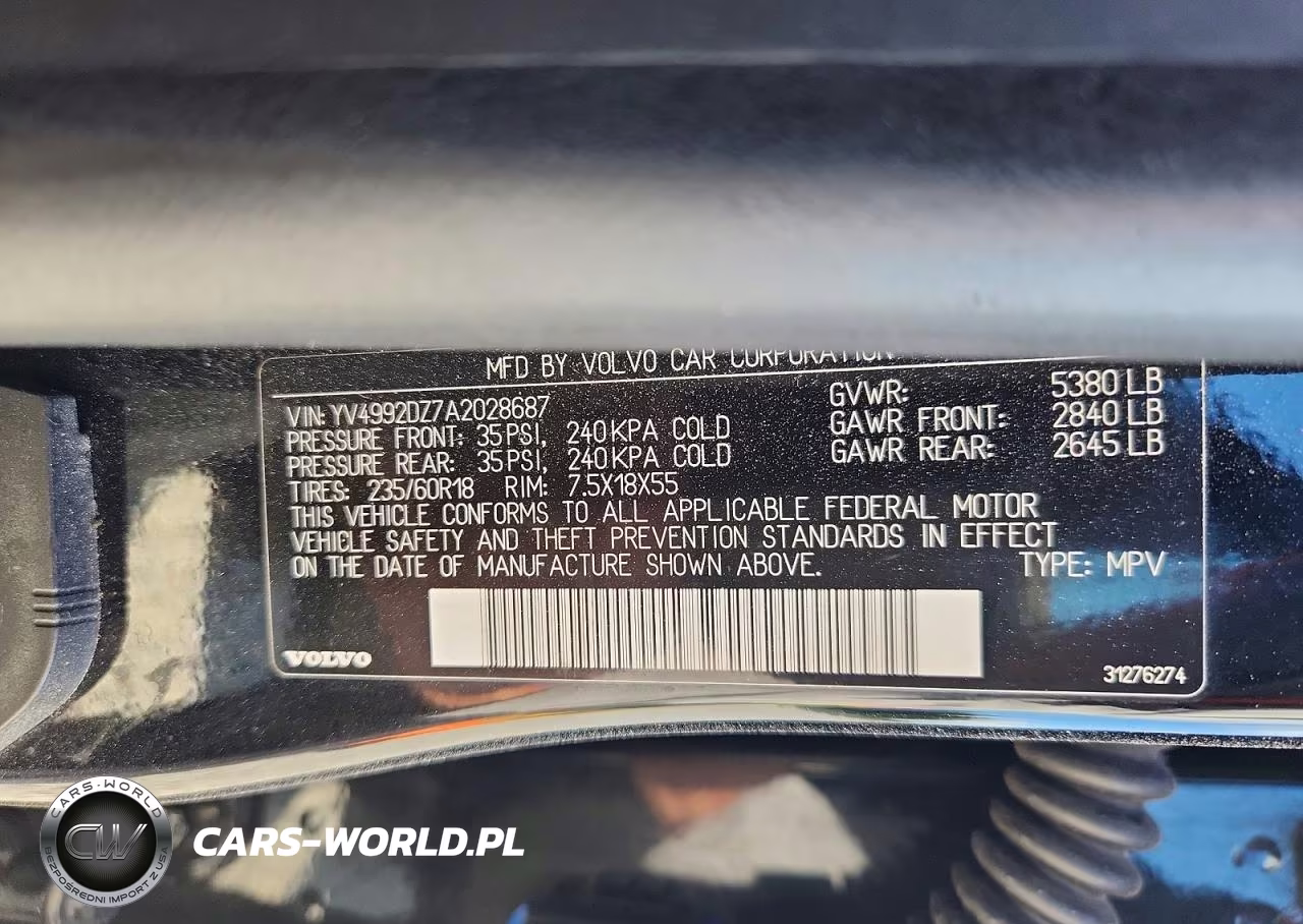 2010 Volvo Xc60 T6 VIN:YV4992DZ7A2028687 - 12