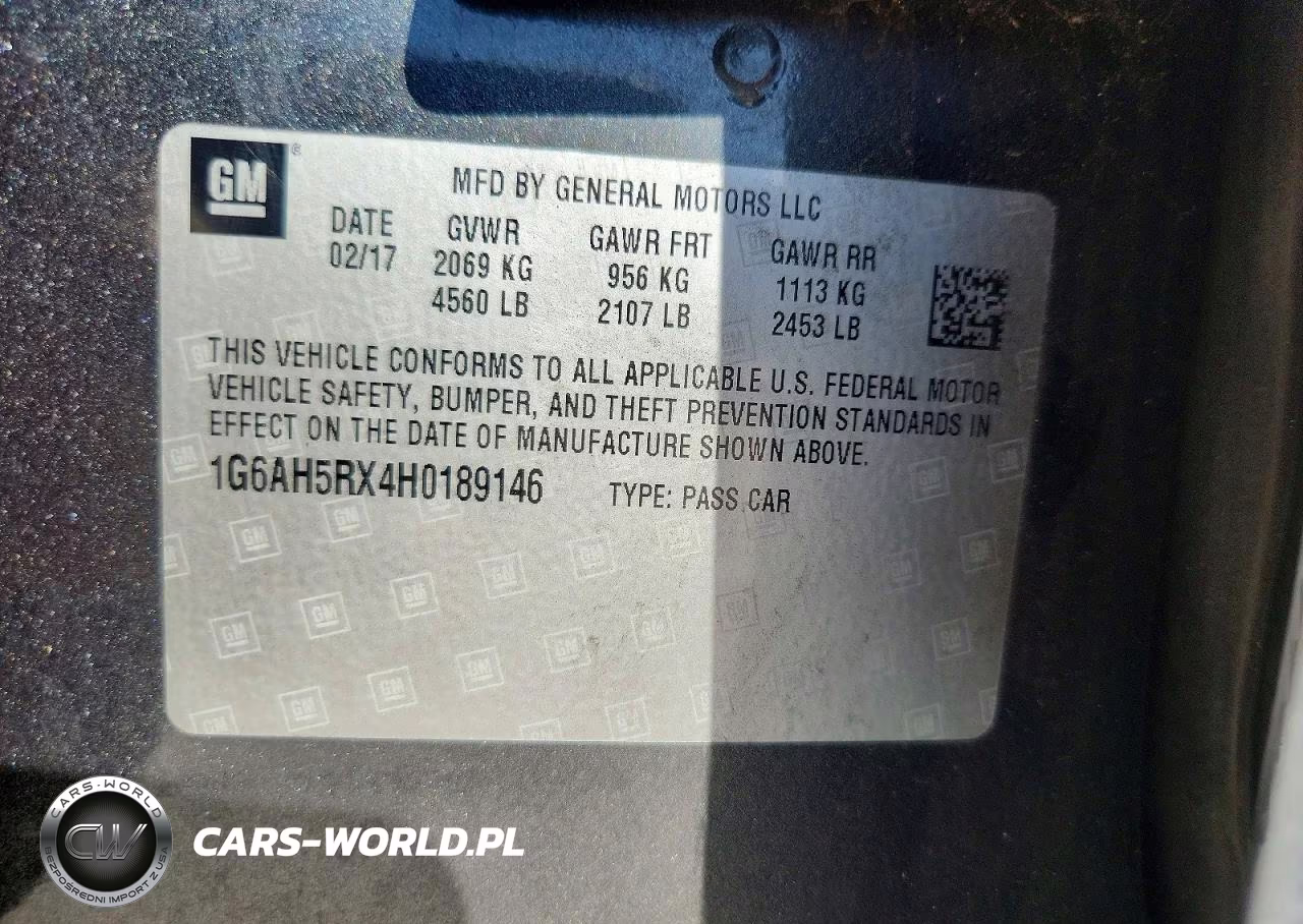 2017 Cadillac Ats Luxury VIN:1G6AH5RX4H0189146 - 12