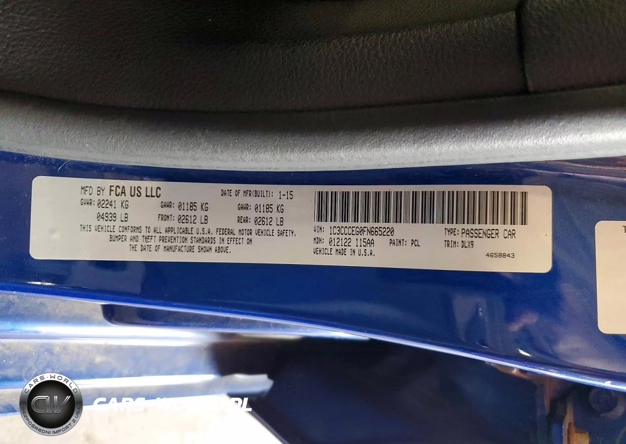 2015 Chrysler 200 C VIN:1C3CCCEG0FN665220 - 12