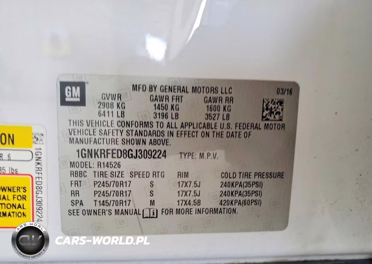 2016 Chevrolet Traverse Ls VIN:1GNKRFED8GJ309224 - 13
