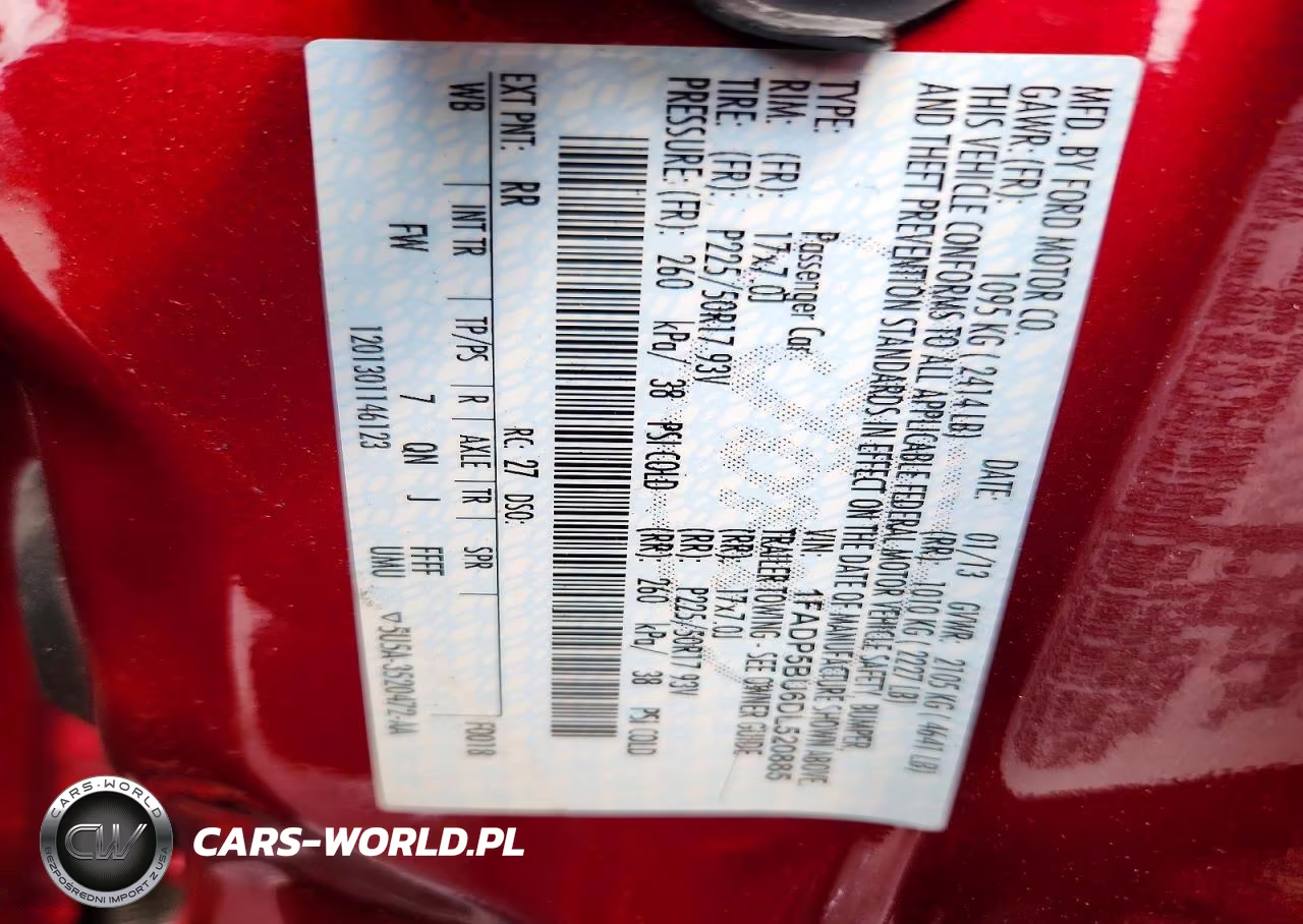 2013 Ford C-Max Sel VIN:1FADP5BU6DL520885 - 13