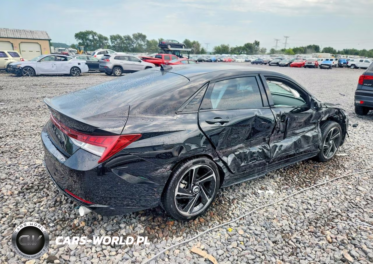 2023 Hyundai Elantra N Line VIN:KMHLR4AF7PU607475 - 3