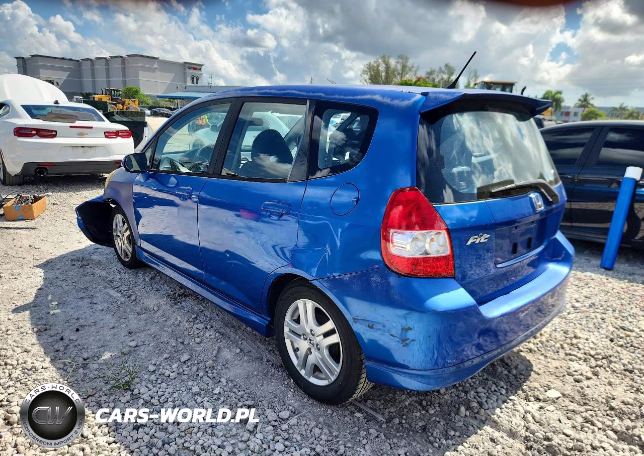 2007 Honda Fit VIN:JHMGD38697S057436 - 2