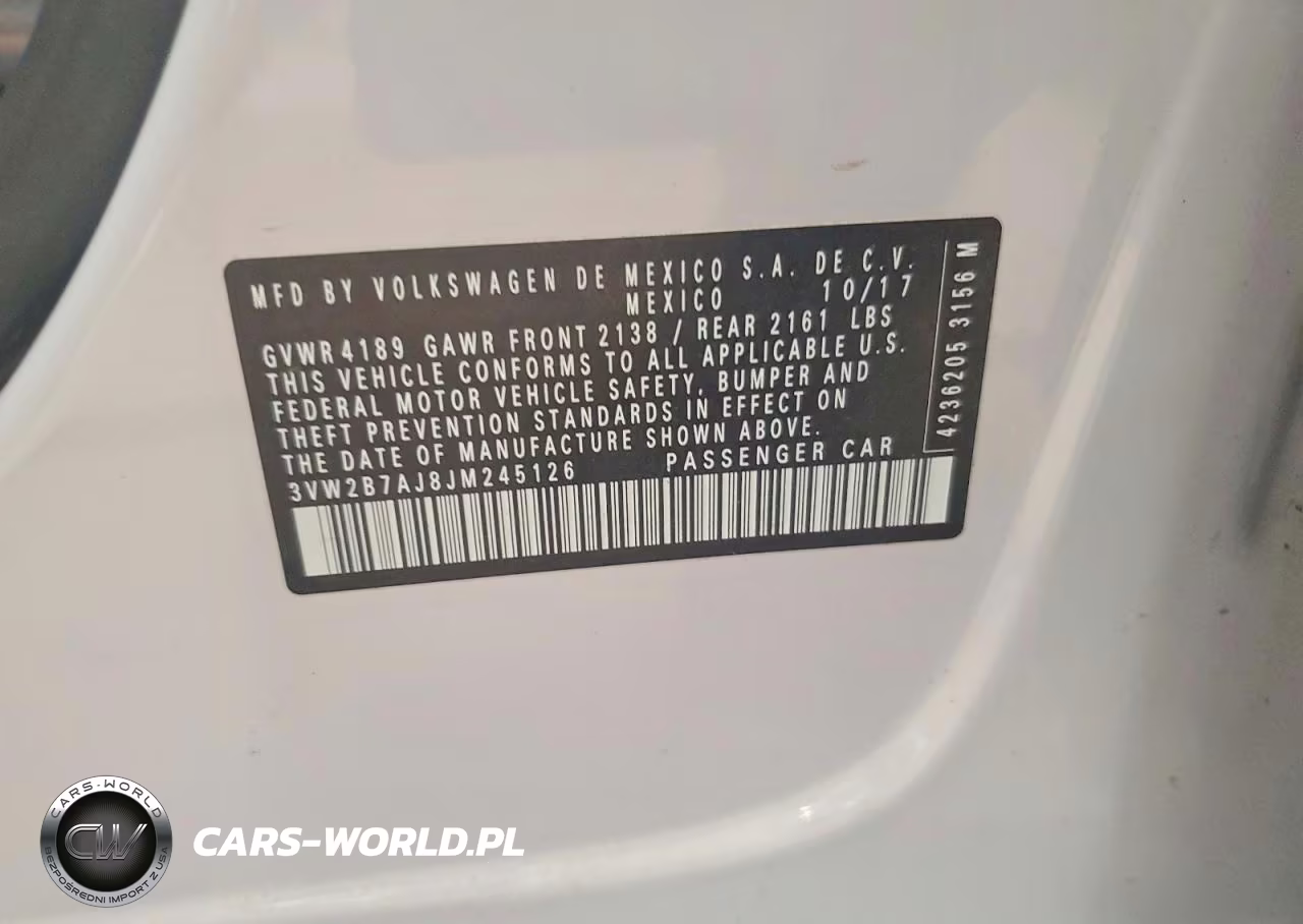 2018 Volkswagen Jetta S VIN:3VW2B7AJ8JM245126 - 12