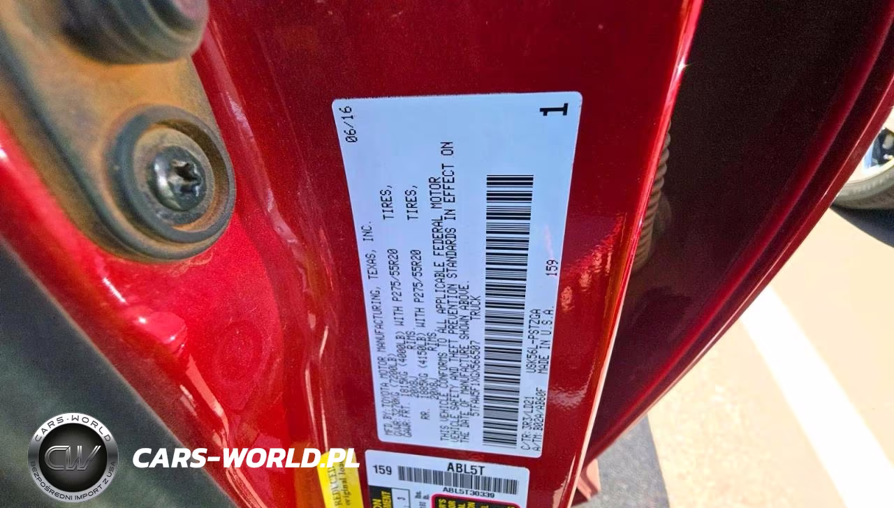 2016 Toyota Tundra 1794 Edition VIN:5TFAW5F1XGX566507 - 10