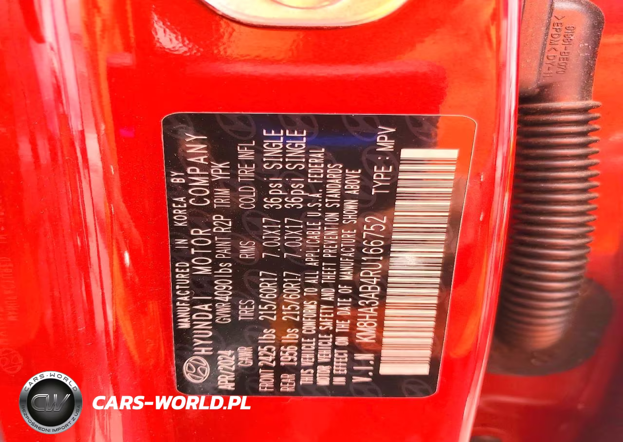 2024 Hyundai Kona Se VIN:KM8HA3AB4RU166752 - 14