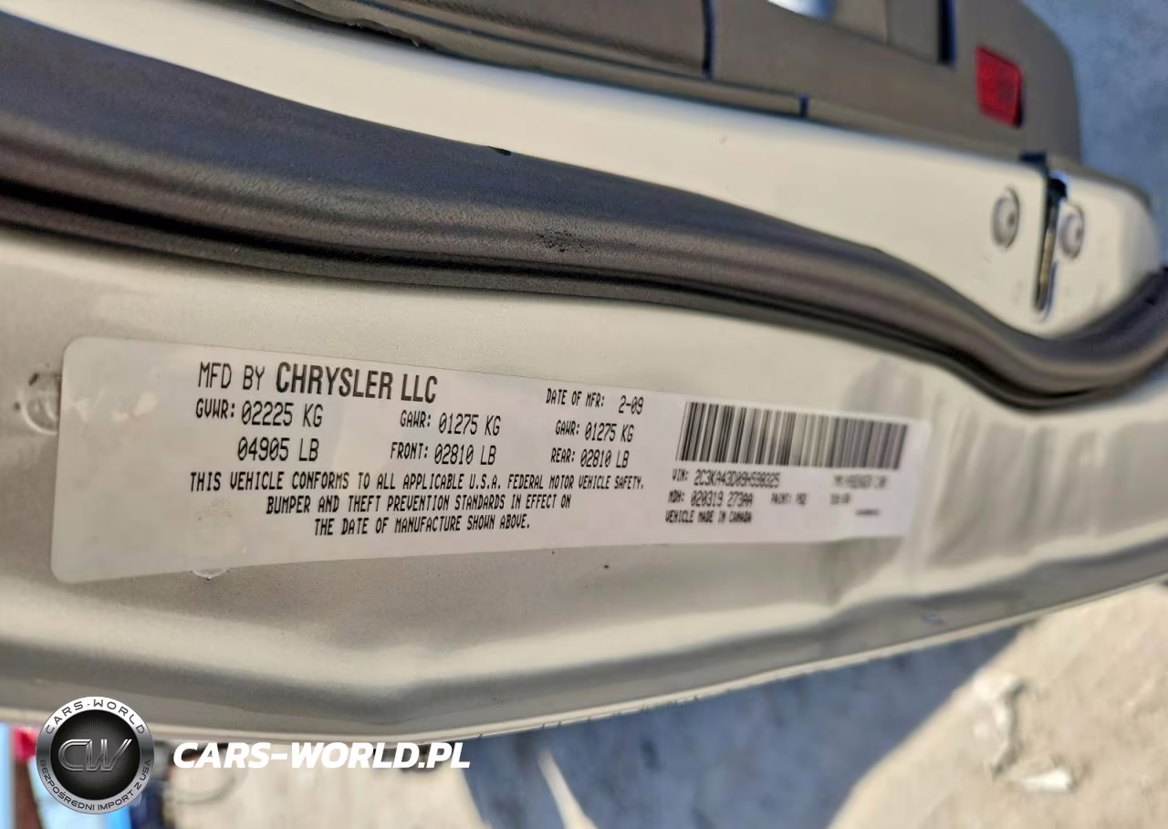 2009 Chrysler 300 Lx VIN:2C3KA43D09H598325 - 12