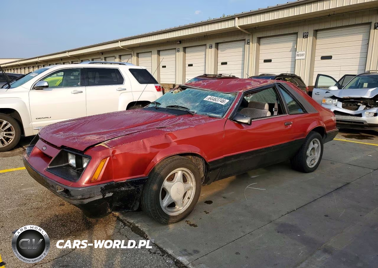 1985 Ford Mustang Lx VIN:1FABP28A4FF224574 - 1