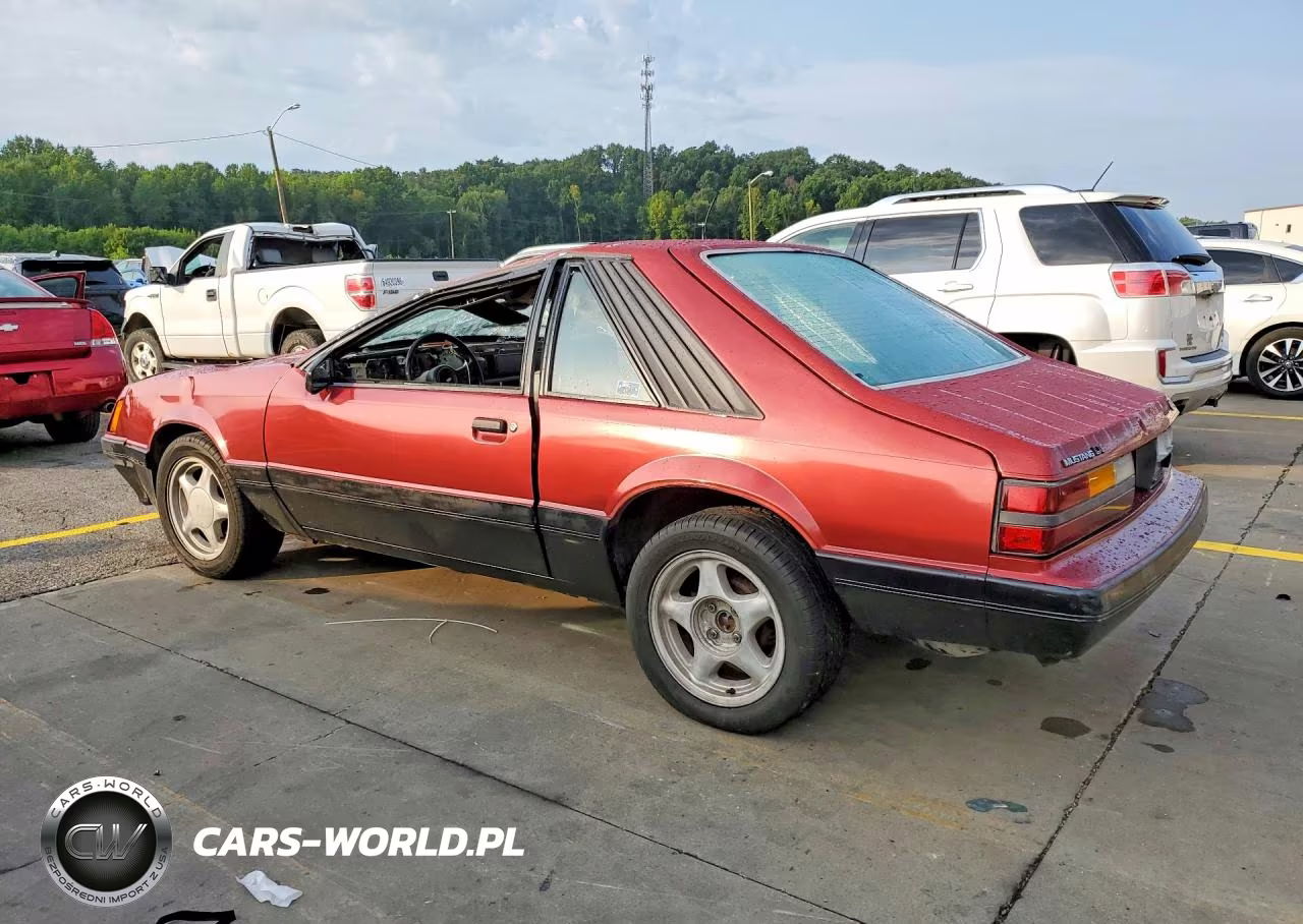 1985 Ford Mustang Lx VIN:1FABP28A4FF224574 - 2