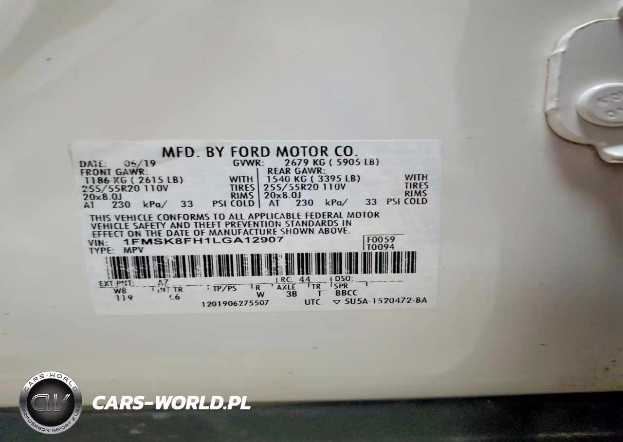 2020 Ford Explorer Limited VIN:1FMSK8FH1LGA12907 - 13