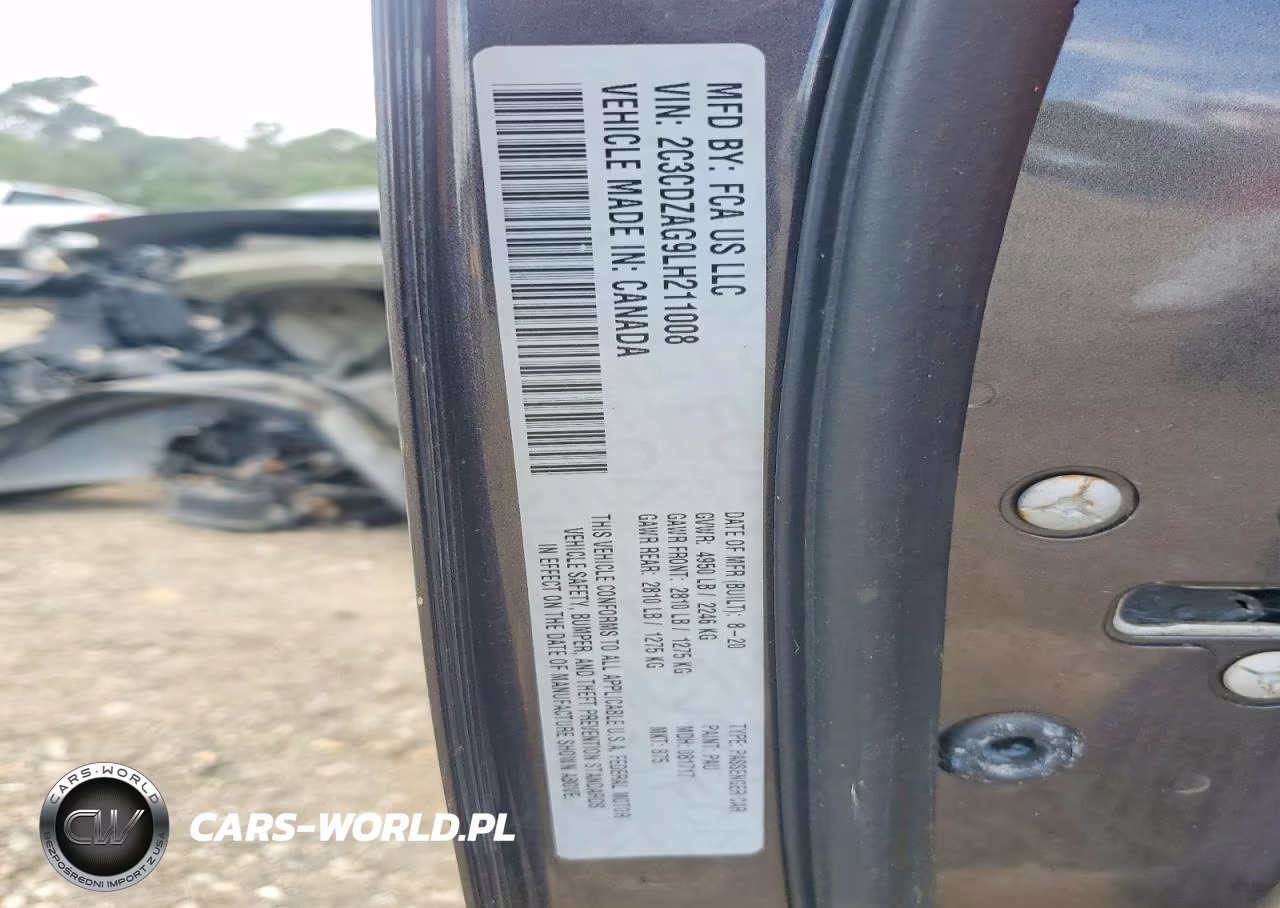 2020 Dodge Challenger Sxt VIN:2C3CDZAG9LH211008 - 12