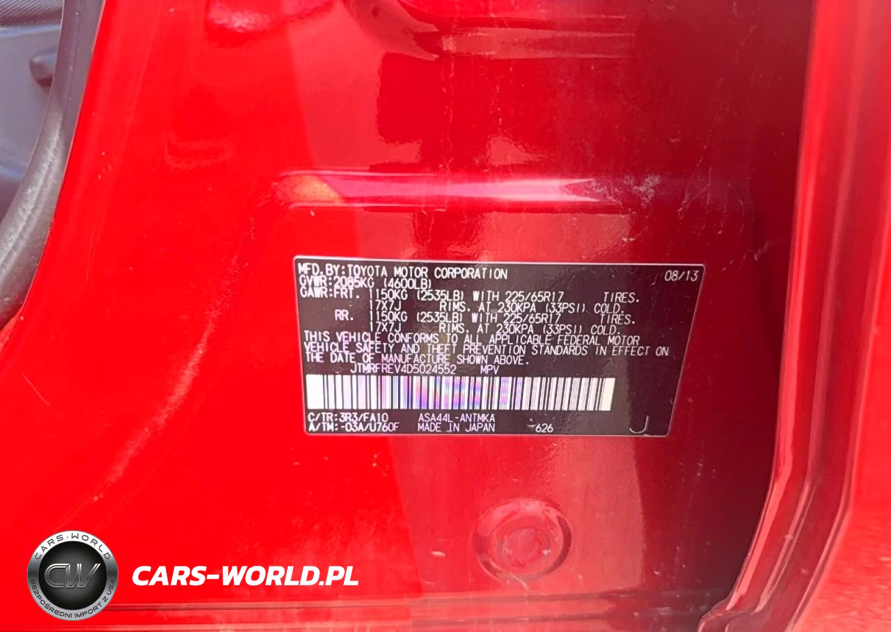 2013 Toyota Rav4 Xle VIN:JTMRFREV4D5024552 - 10
