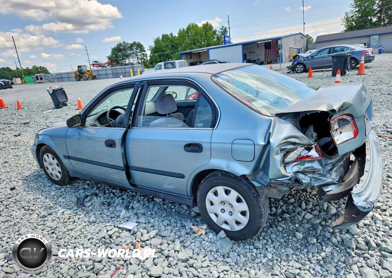 2000 Honda Civic Lx VIN:2HGEJ6678YH601370 - 2