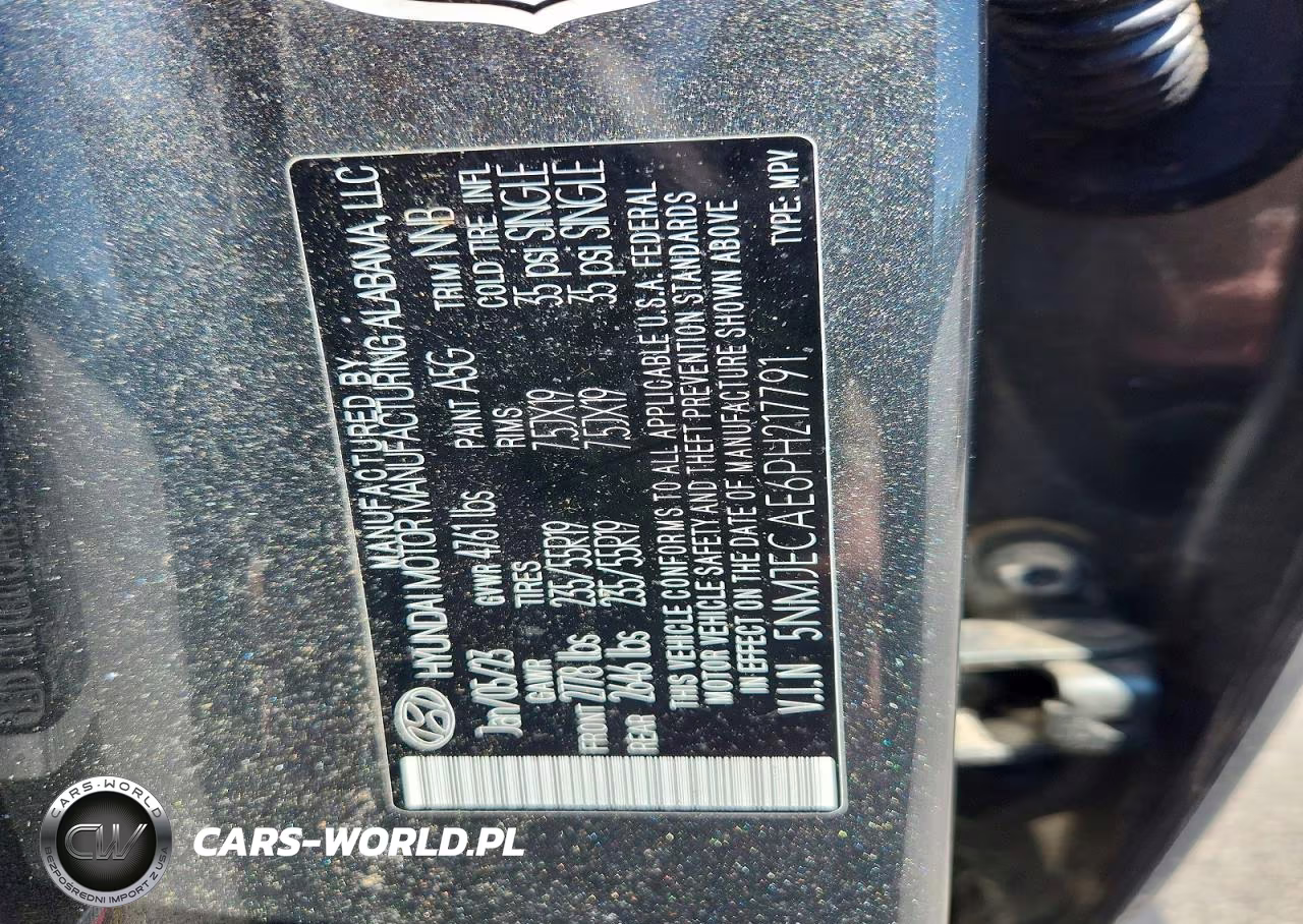 2023 Hyundai Tucson Limited VIN:5NMJECAE6PH217791 - 14