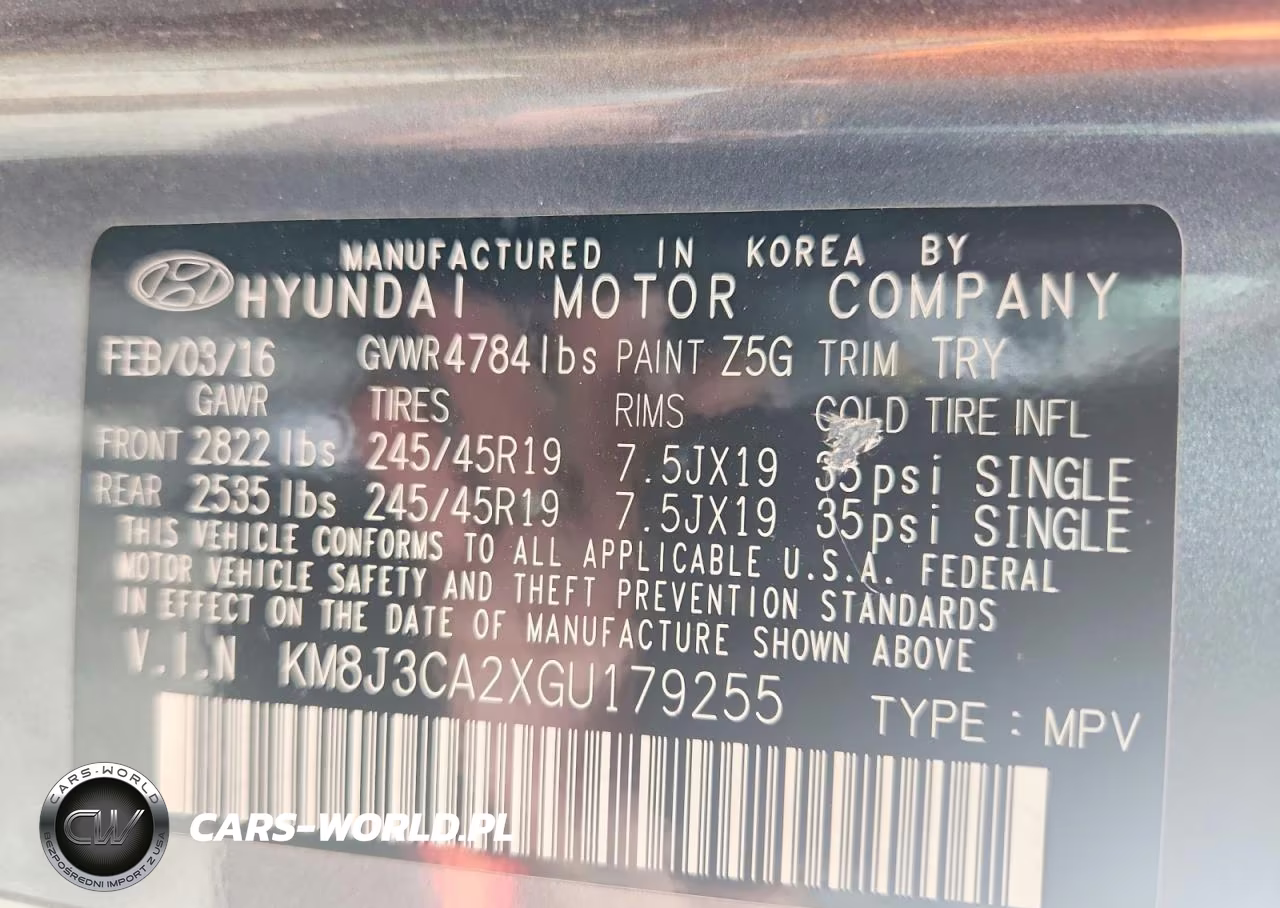 2016 Hyundai Tucson Limited VIN:KM8J3CA2XGU179255 - 13