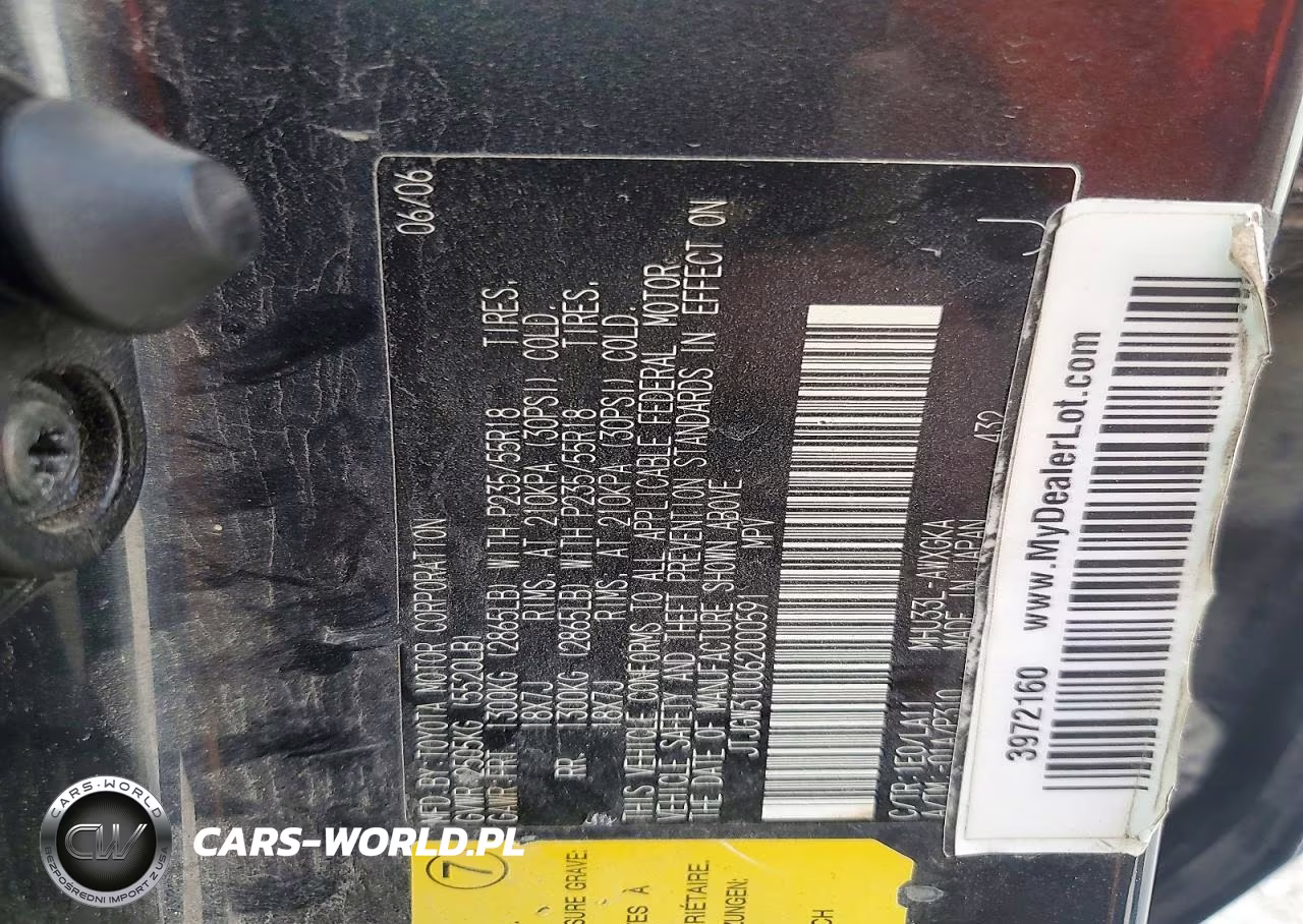 2006 Lexus Rx 400 VIN:JTJGW31U062000591 - 13
