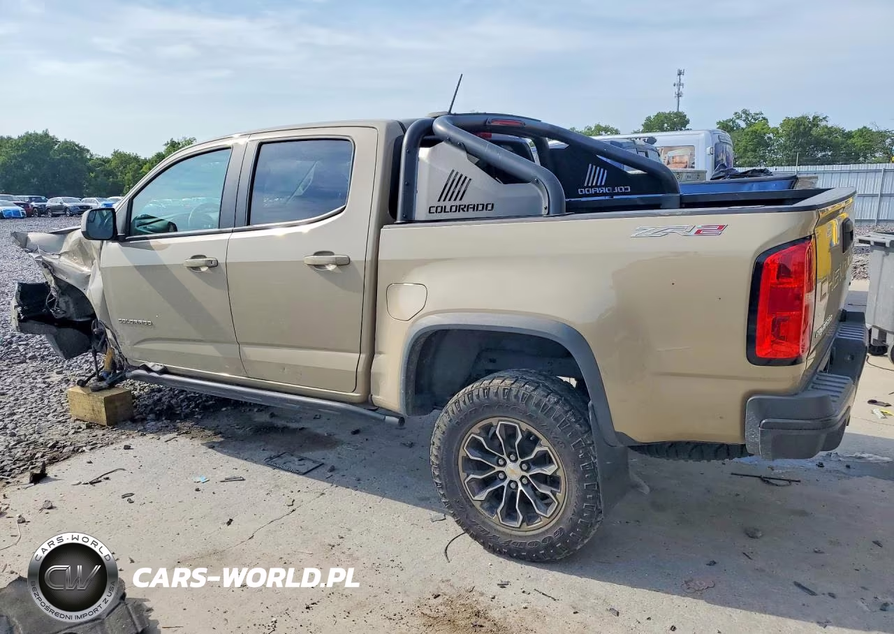 2021 Chevrolet Colorado Zr2 VIN:1GCGTEEN0M1218415 - 2
