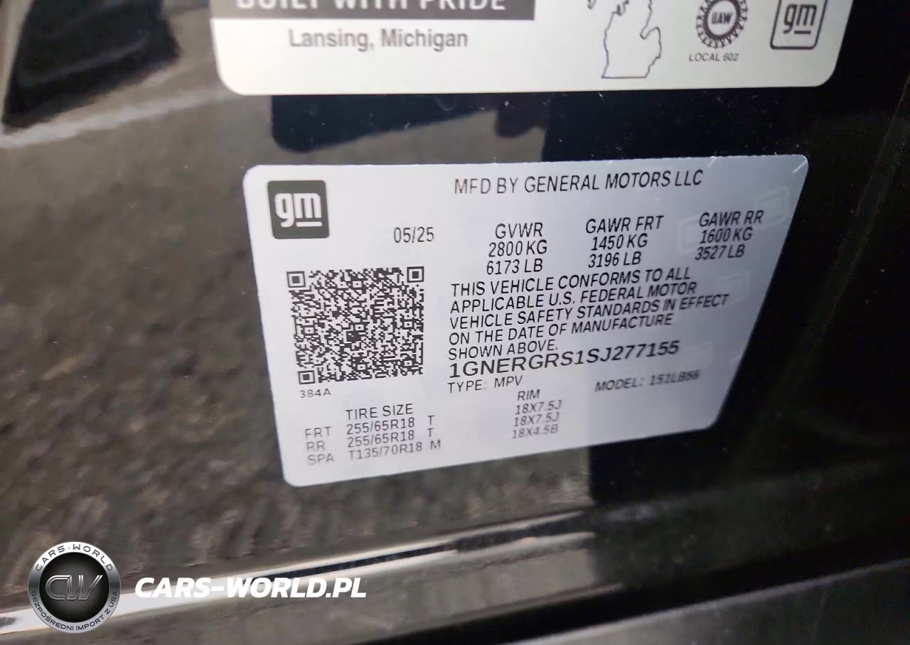 2025 Chevrolet Traverse Lt VIN:1GNERGRS1SJ277155 - 13