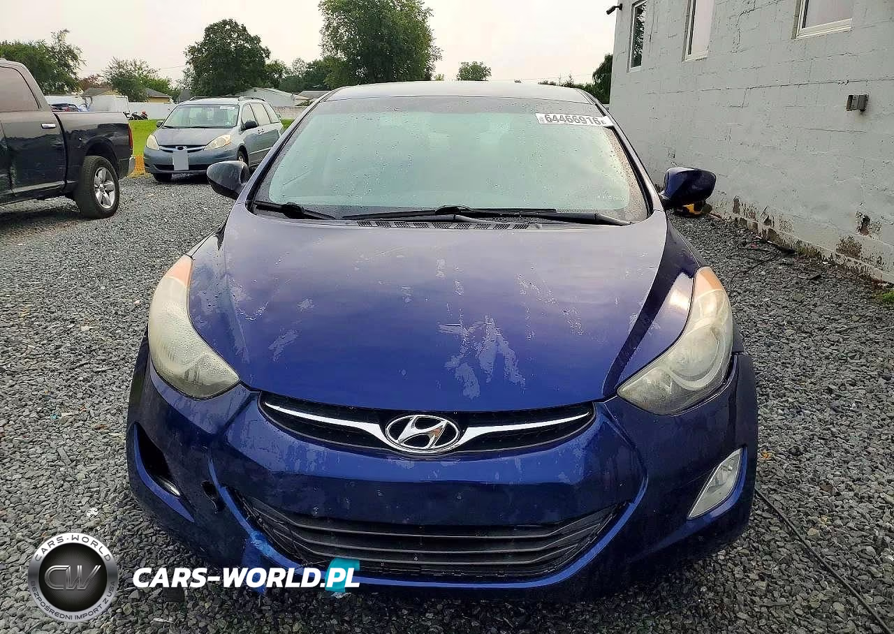 2012 Hyundai Elantra Gls VIN:5NPDH4AEXCH131066 - 5