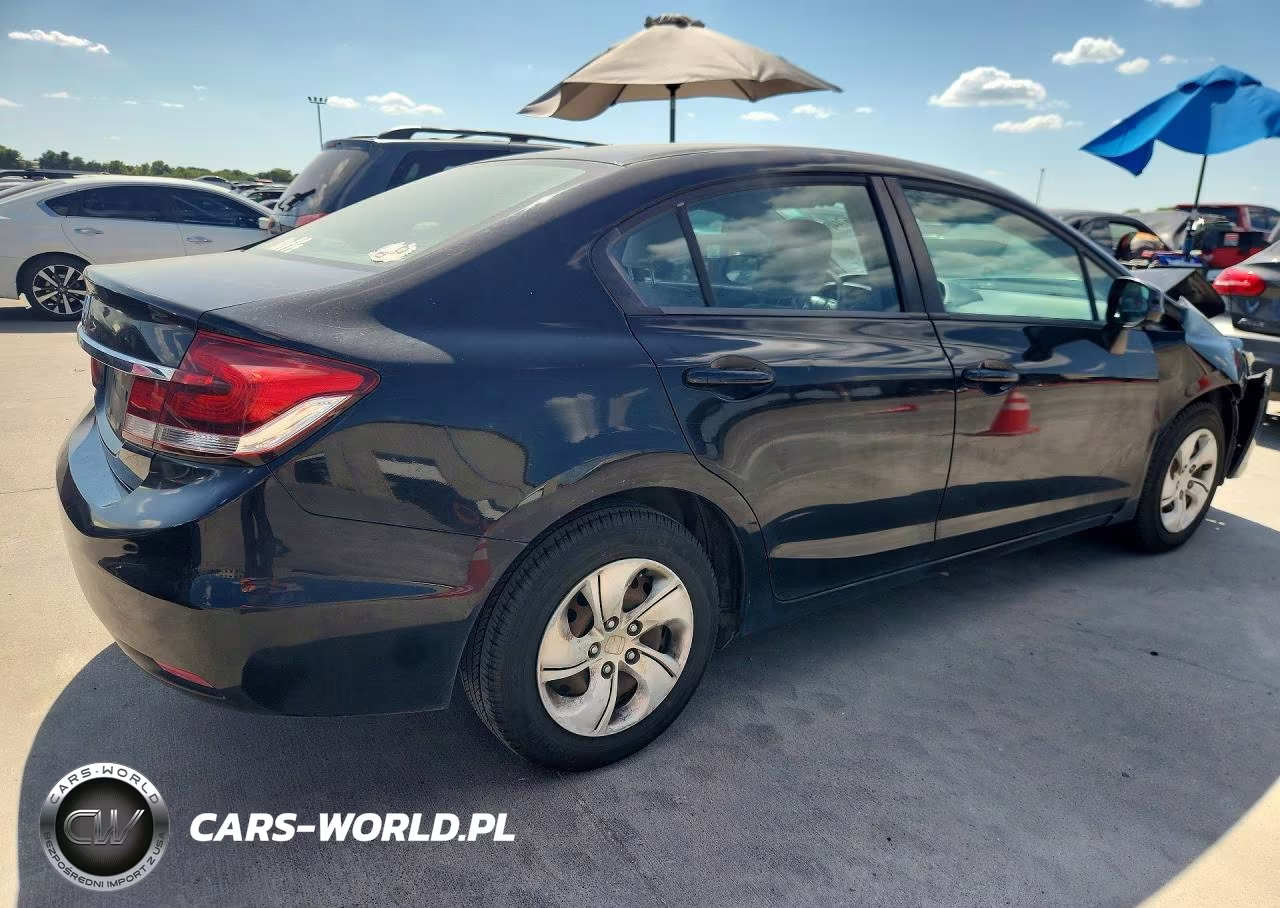 2013 Honda Civic Lx VIN:19XFB2F55DE213932 - 3
