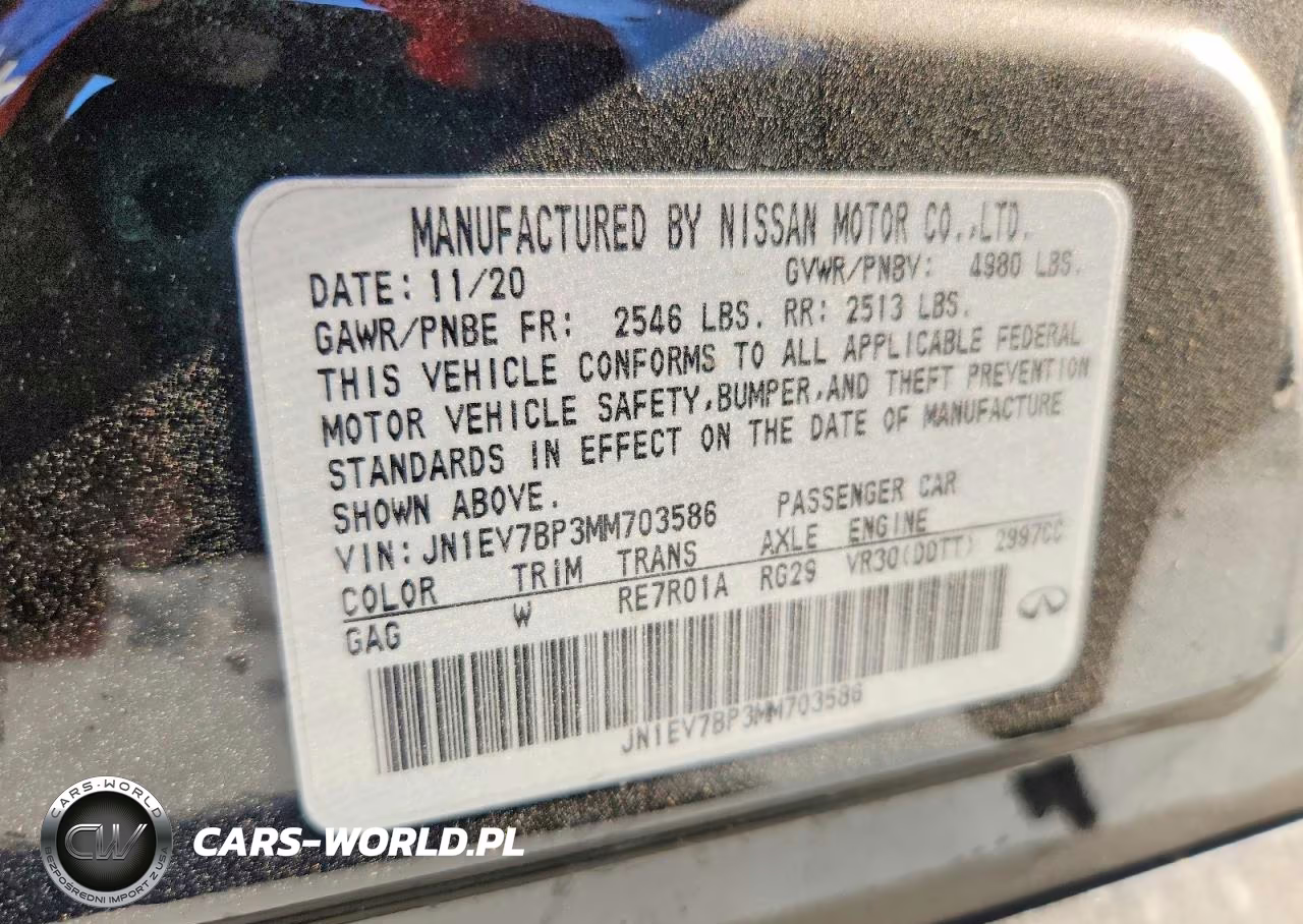 2021 Infiniti Q50 Luxe VIN:JN1EV7BP3MM703586 - 13