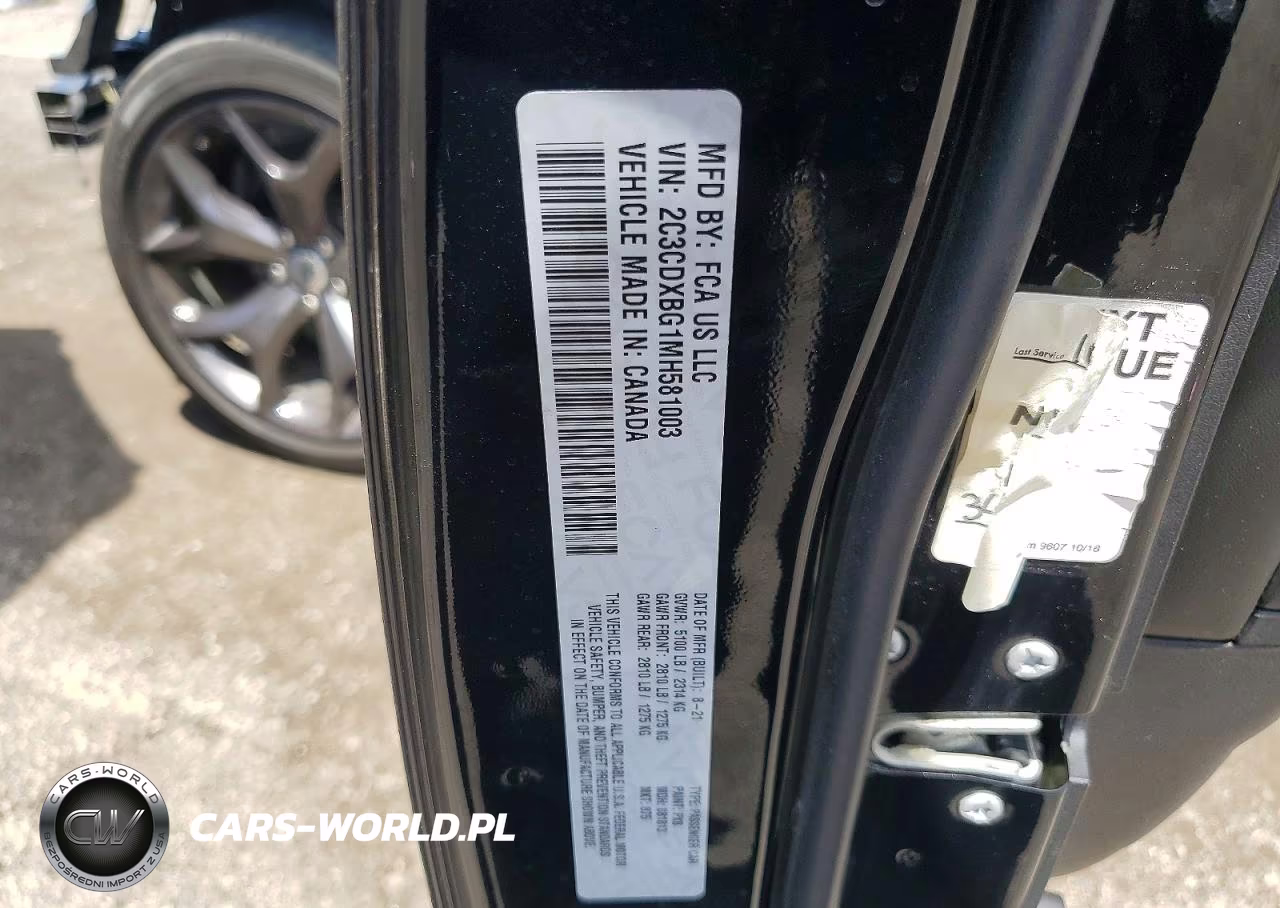2021 Dodge Charger Sxt VIN:2C3CDXBG1MH581003 - 13