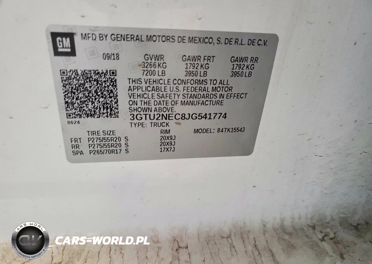 2018 GMC Sierra K1500 Slt VIN:3GTU2NEC8JG541774 - 12