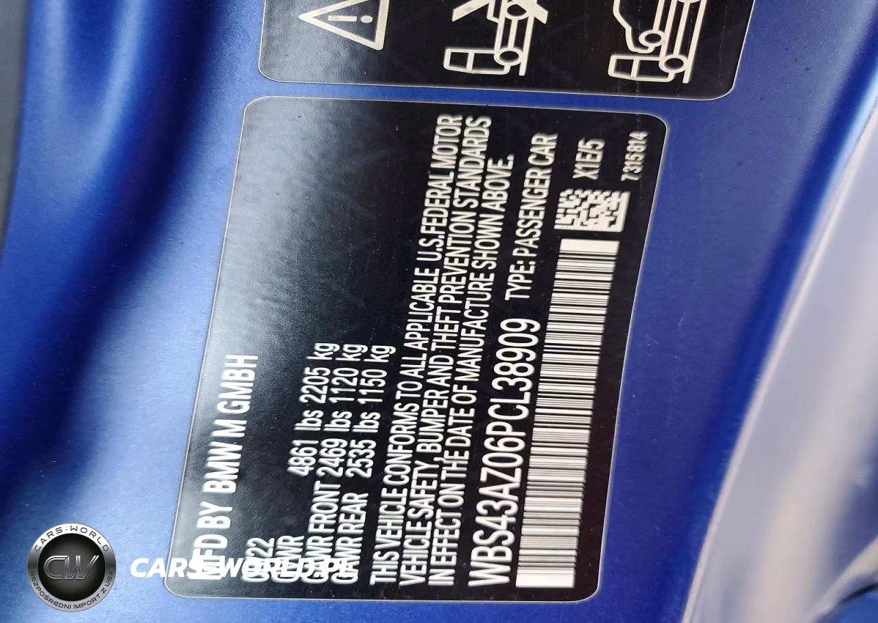 2023 BMW M4 Competition xDrive VIN:WBS43AZ06PCL38909 - 12
