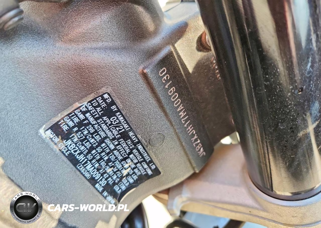 2021 Kawasaki Zx636 K VIN:JKBZXJH17MA009130 - 9