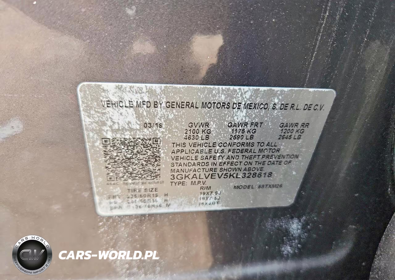 2019 GMC Terrain Slt VIN:3GKALVEV5KL328618 - 13