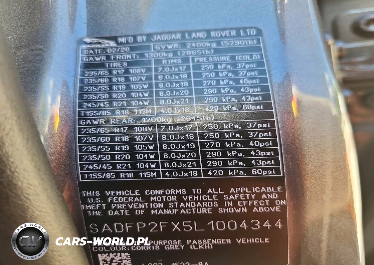 2020 Jaguar E-Pace Se VIN:SADFP2FX5L1004344 - 14