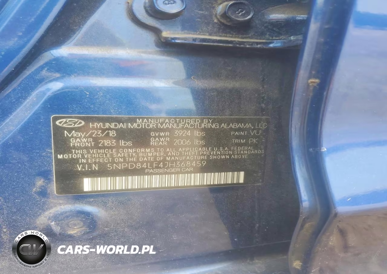 2018 Hyundai Elantra Sel VIN:5NPD84LF4JH368459 - 12