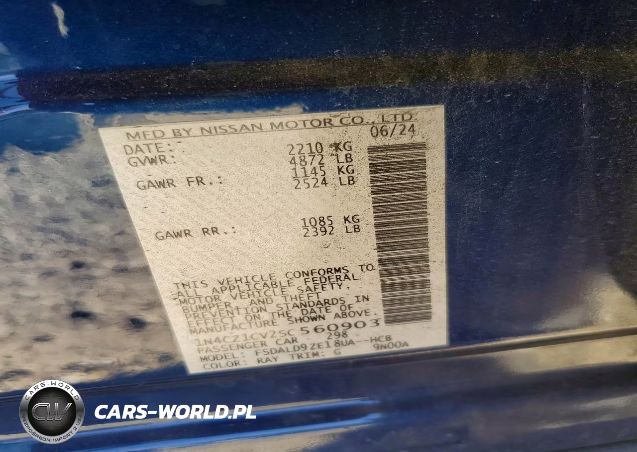2025 Nissan Leaf Sv Plus VIN:1N4CZ1CV2SC560903 - 13