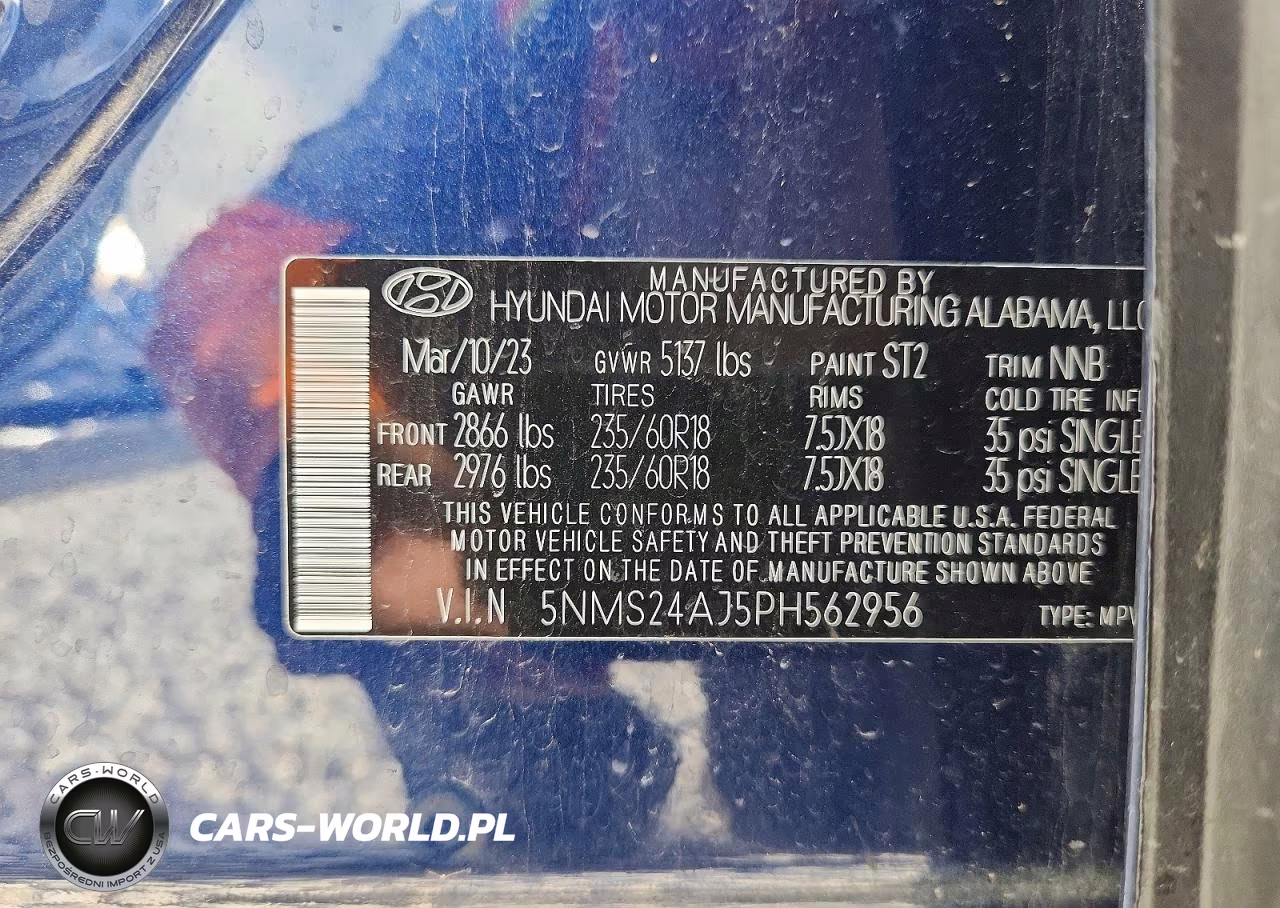 2023 Hyundai Santa Fe Sel VIN:5NMS24AJ5PH562956 - 14