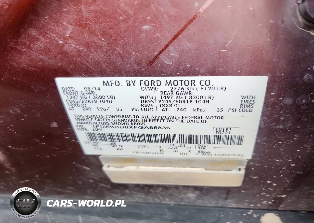 2015 Ford Explorer Xlt VIN:1FM5K8D8XFGA65836 - 12