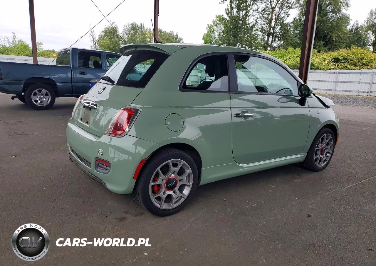 2013 Fiat 500 Sport VIN:3C3CFFBR2DT691233 - 3