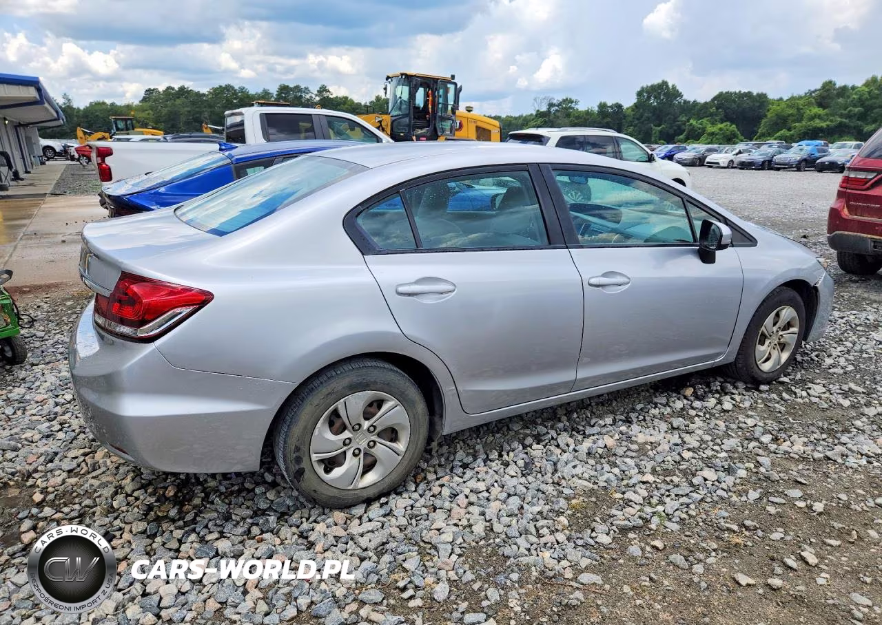 2014 Honda Civic Lx VIN:19XFB2F57EE055322 - 3