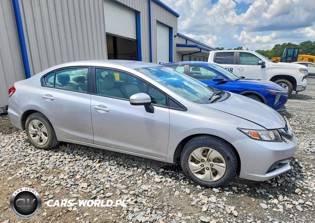 2014 Honda Civic Lx VIN:19XFB2F57EE055322 - 4