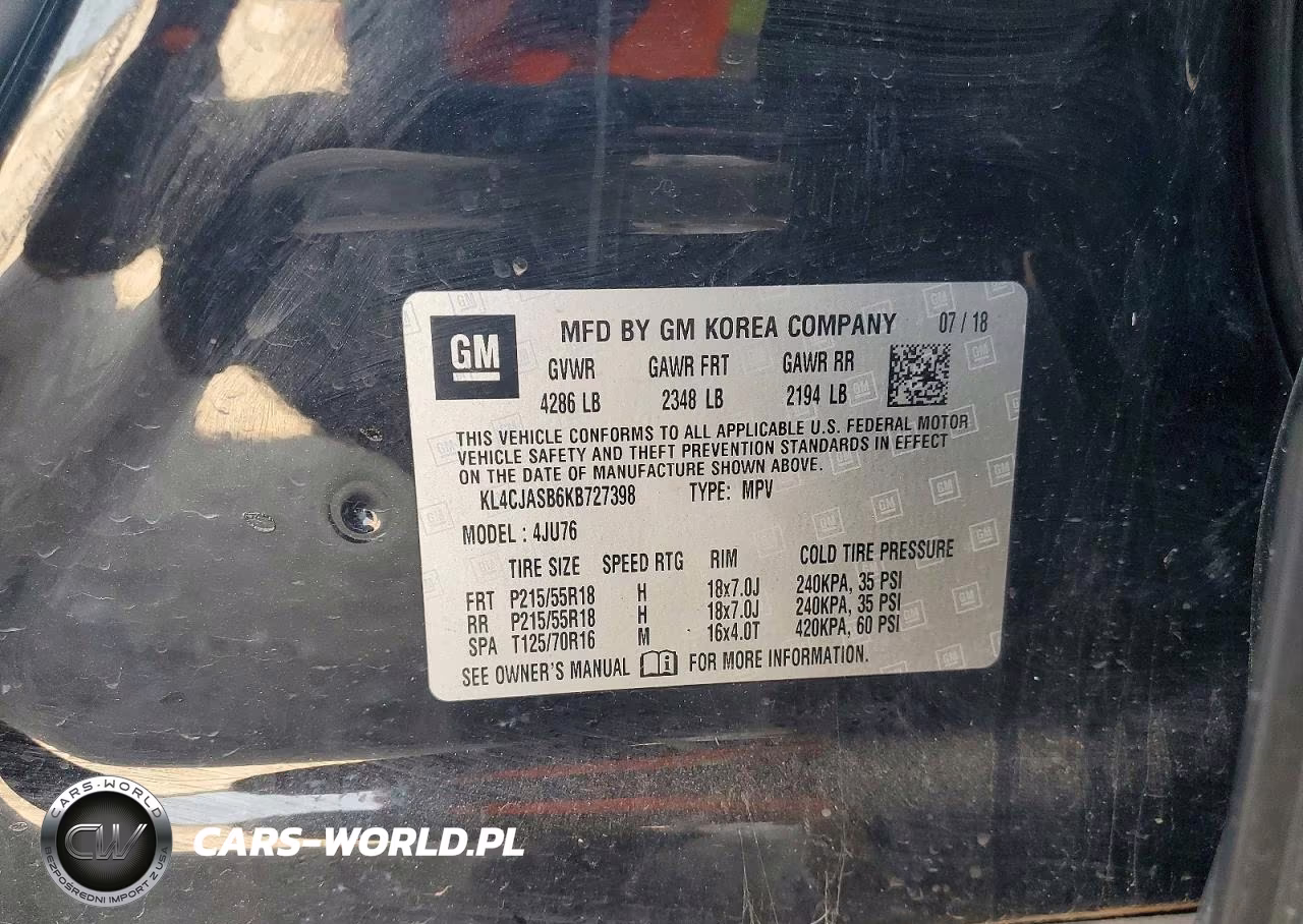 2019 Buick Encore Preferred VIN:KL4CJASB6KB727398 - 13